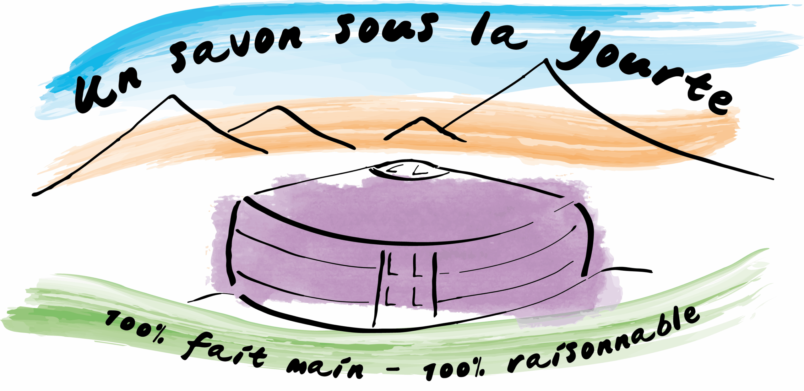Un savon sous la Yourte