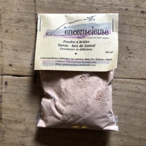 Poudre à brûler Storax - Bois de Santal